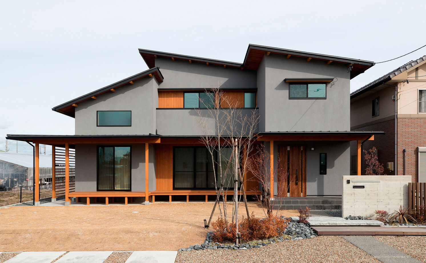 大政建築 【愛知県/2000万円台/和モダン/間取図有】吹抜けリビングや畳ダイニングが楽しい和モダンな住まいの建築実例画像1