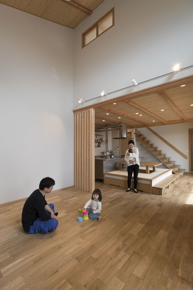 大政建築 【愛知県/2000万円台/和モダン/間取図有】吹抜けリビングや畳ダイニングが楽しい和モダンな住まいの建築実例画像5