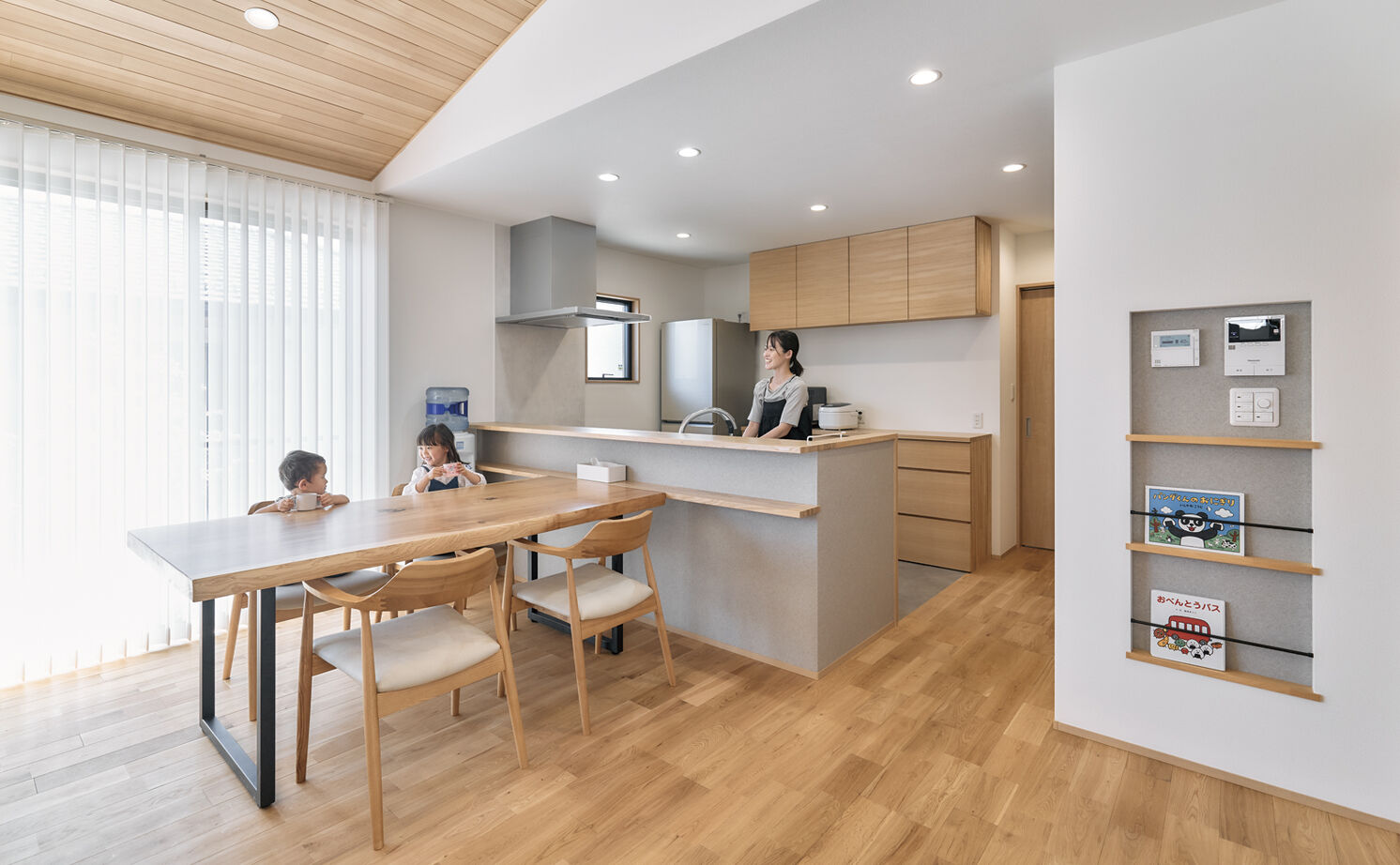 大政建築 【岐阜県/2000万円台/ナチュラル/間取図有】天然木をふんだんに使った、自然の心地よさが広がる住まいの建築実例画像3