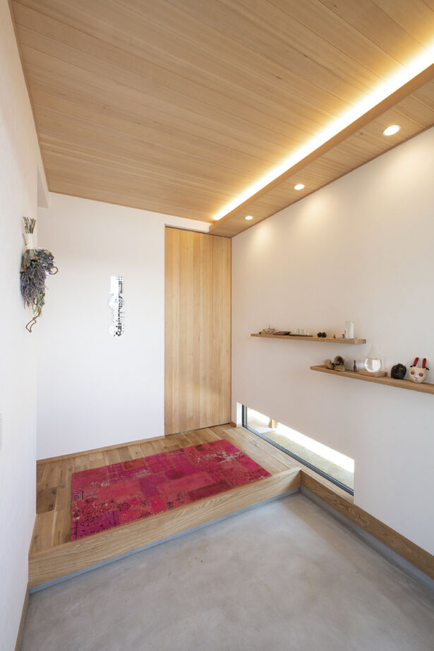 大政建築 【岐阜県/和モダン/スキップフロア】空間を立体的に活用。住宅地の細長い土地でも明るく開放的な室内を実現の建築実例画像7