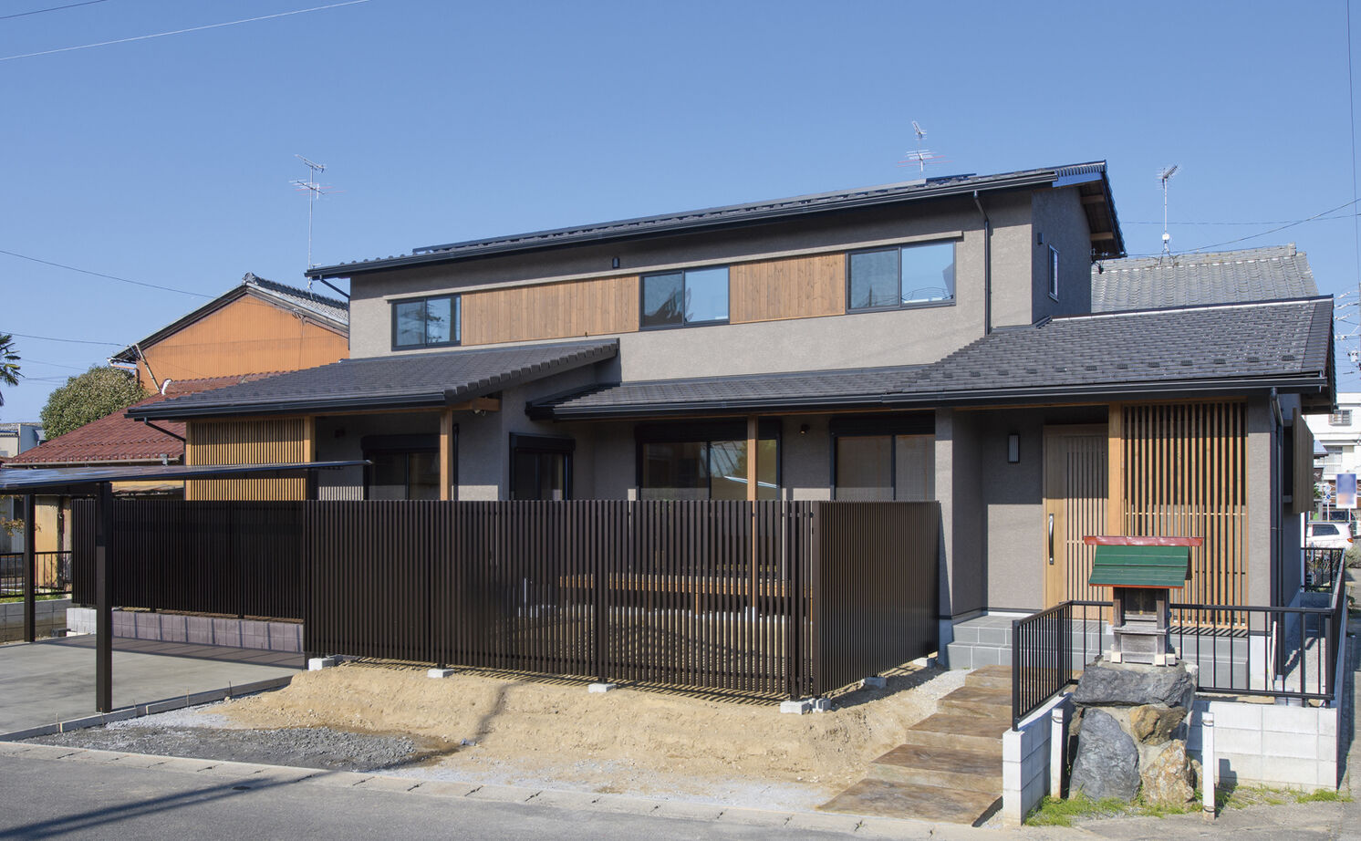 大政建築 【岐阜県/2000万円台/和モダン/間取図有】軒の深い縁側や格子で和を表現。「京都」をイメージした趣ある家の建築実例画像13