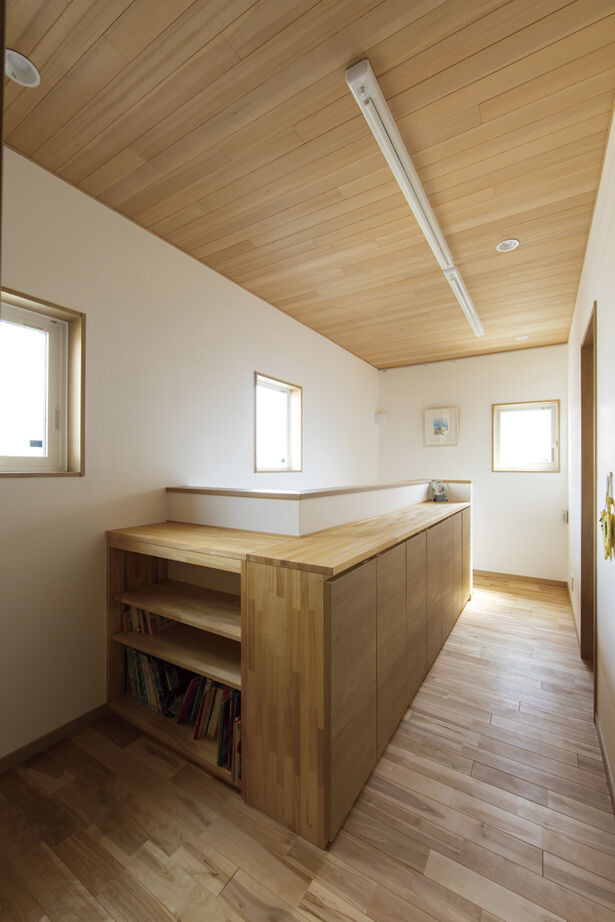 大政建築 【2000万円台/和モダン/自然素材/スキップフロア】無垢材や漆喰など素材のやさしさと個性を感じる住まいの建築実例画像10