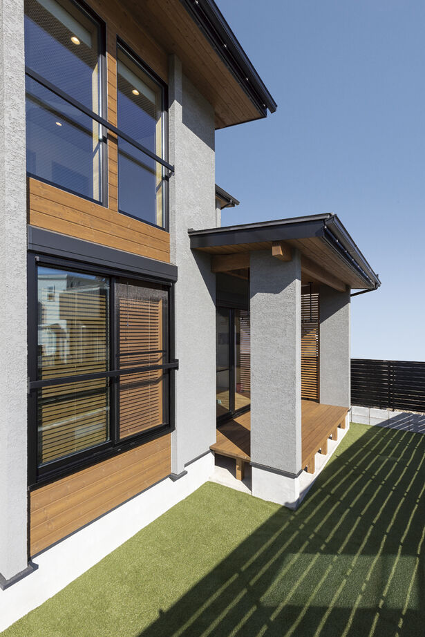 大政建築 【岐阜県/ナチュラルモダン/自然素材/間取図有】面積以上に広がりを感じる、開放感と素材感を楽しむ住まいの建築実例画像3