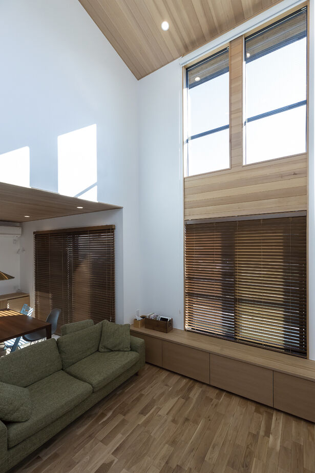 大政建築 【岐阜県/ナチュラルモダン/自然素材/間取図有】面積以上に広がりを感じる、開放感と素材感を楽しむ住まいの建築実例画像7