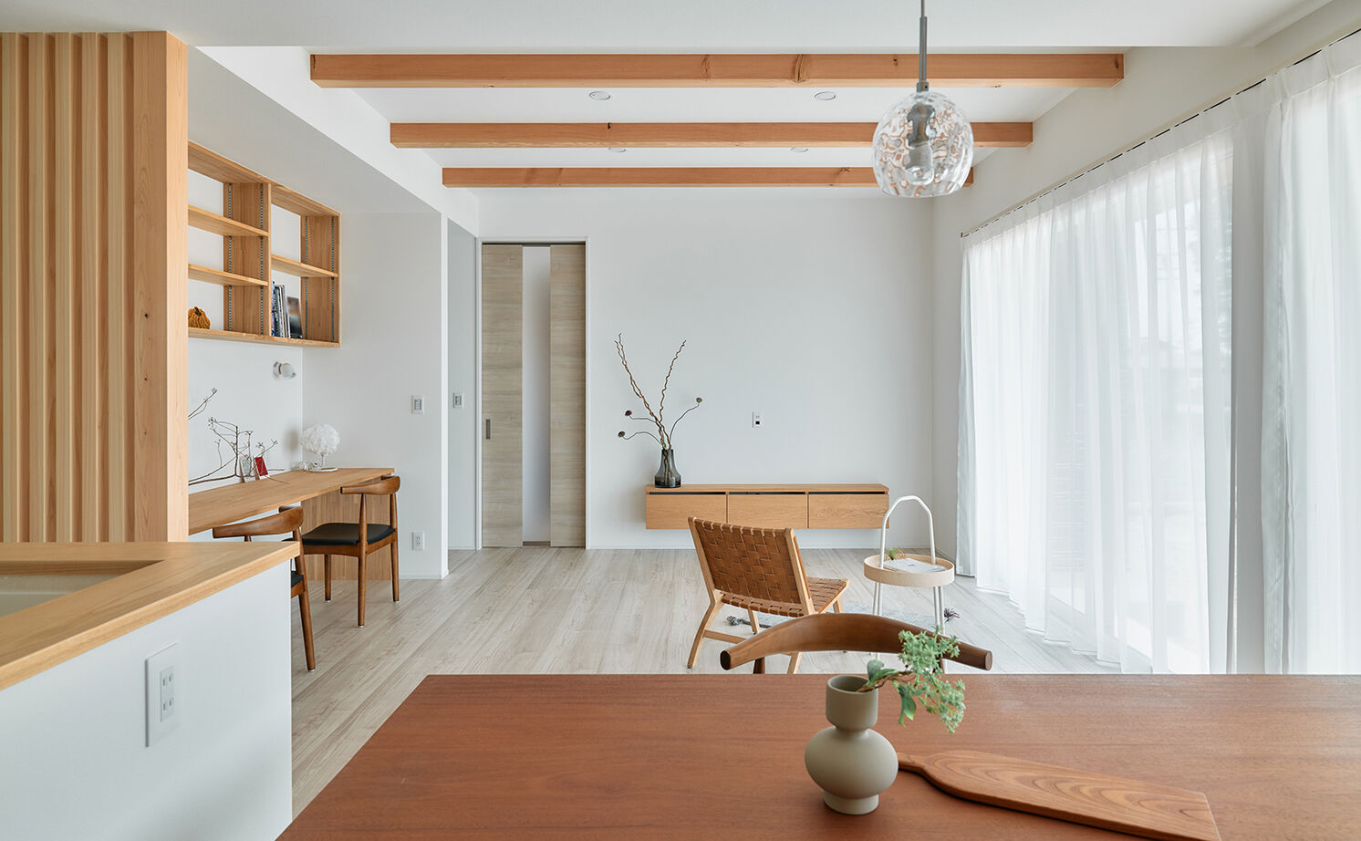 大政建築 【本巣市｜ガレージハウス】ずっと暮らしやすい平屋ライクな間取り。男前なバイクガレージのある家の建築実例画像6