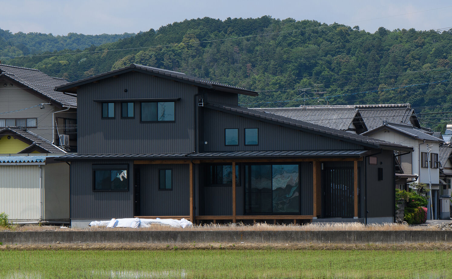 大政建築 【岐阜県｜古民家風】田園が広がる長閑なロケーションに建つ古民家風の２階建ての建築実例画像1