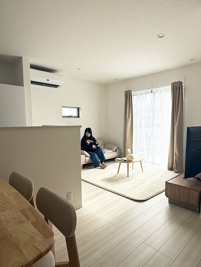 イオンホーム 貝塚市｜2000万円台｜土地30坪｜間取り図あり｜小さく建てて広々と暮らせる、20代子育て夫婦が建てた家の建築実例画像4