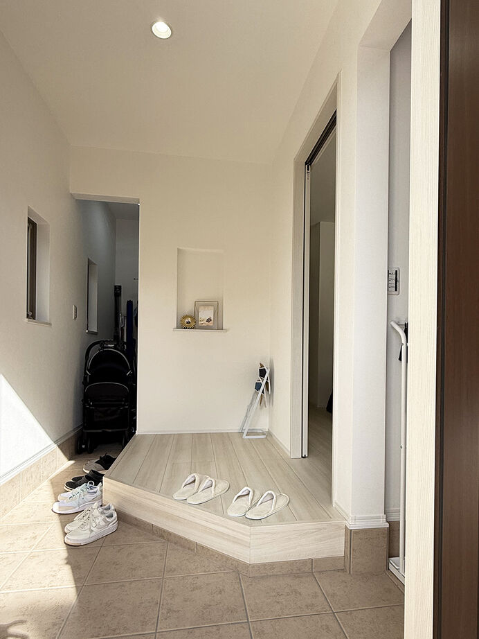 イオンホーム 貝塚市｜2000万円台｜土地30坪｜間取り図あり｜小さく建てて広々と暮らせる、20代子育て夫婦が建てた家の建築実例画像5