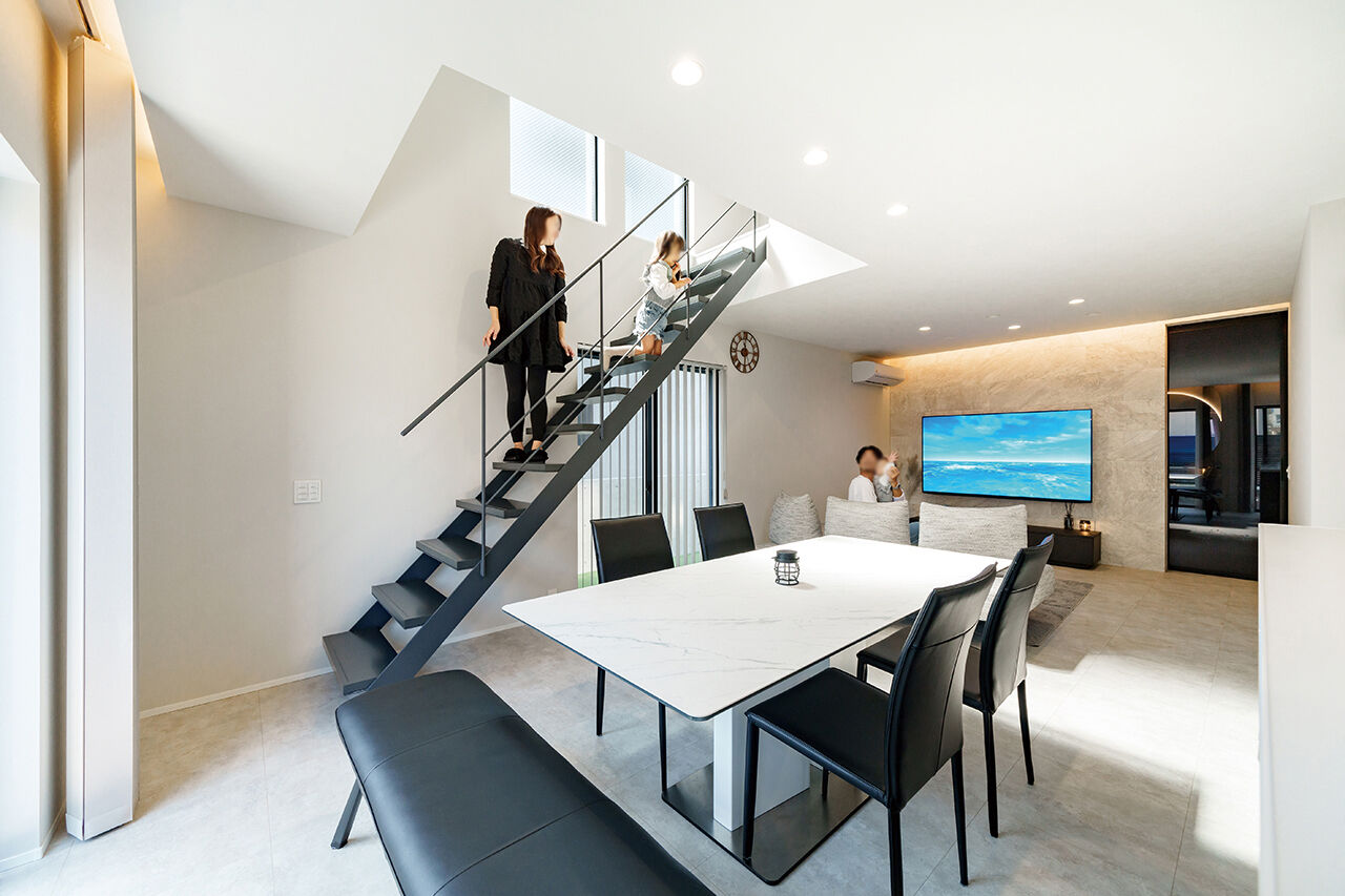 イオンホーム 松原市｜3000万円台｜長期優良住宅｜間取り図｜エアコン1台で十分。OFFにしても心地よさが続く性能のいい家の建築実例画像3