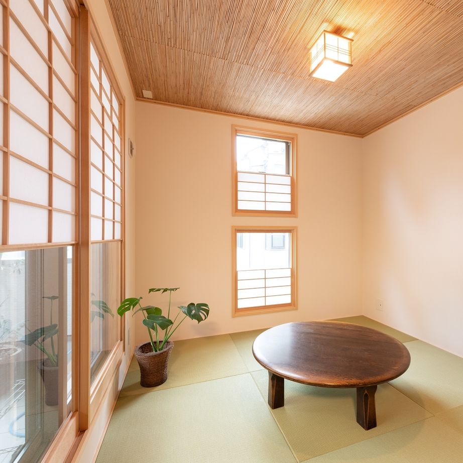 USホーム 大阪市内の約19坪、間口4.6メートルの敷地に無垢いっぱいの3階建ての家。スケルトン階段で視線が伸びやかにの建築実例画像4