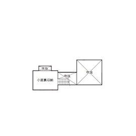 ＩＳＨＩＤＡの家　石田工務店 【2000万円台/40坪/間取り/無垢材/2階建】吹き抜けから光がたっぷり。愛猫と暮らす温もりのある木の家の間取り図（3LDK）小屋裏