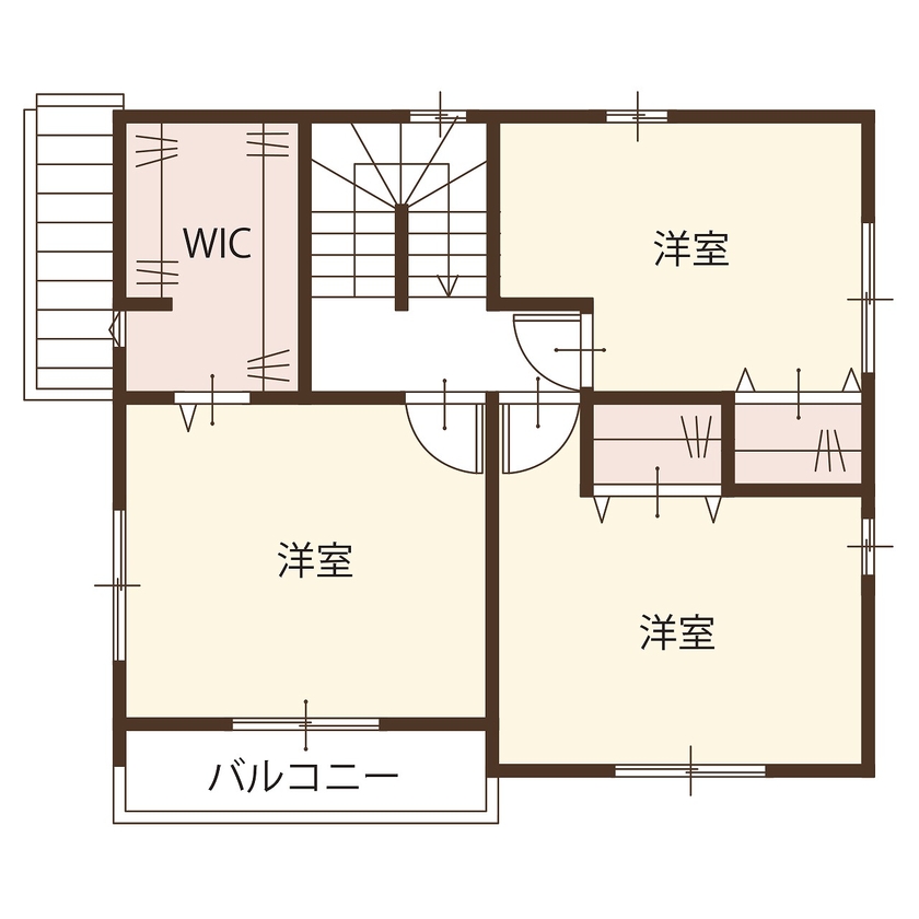 パパまるハウス ライフスタイルを優先したこだわりの家。掘りごたつで“居酒屋感覚”を楽しむの間取り図（3LDK）2階