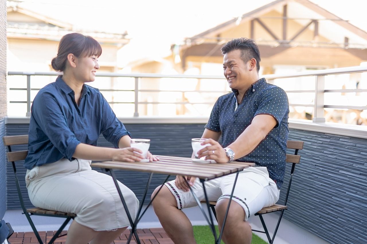 パパまるハウス 隠れ家ダイニングバーのようなお二人のお家。照明や家具にもこだわった大満足の家の建築実例画像9