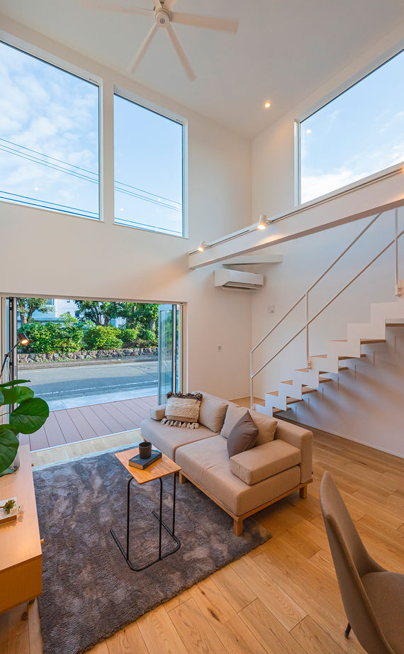 【湘南品質の家】ハートフルホーム 【湘南/2000万円台/平塚市/20坪台/ウッドデッキ/間取り図】湘南暮らしを楽しむリゾートホテルのような家の建築実例画像2