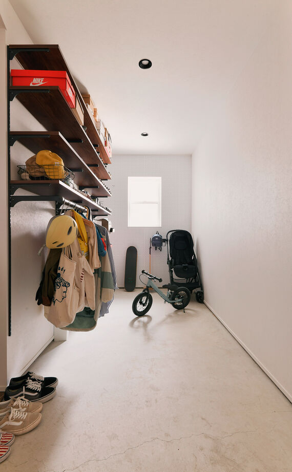 【湘南品質の家】ハートフルホーム 【3000万円台/50坪/全館空調/間取り図】アウトドアや趣味の愛車を楽しむ憧れのアメリカンガレージハウスの建築実例画像7