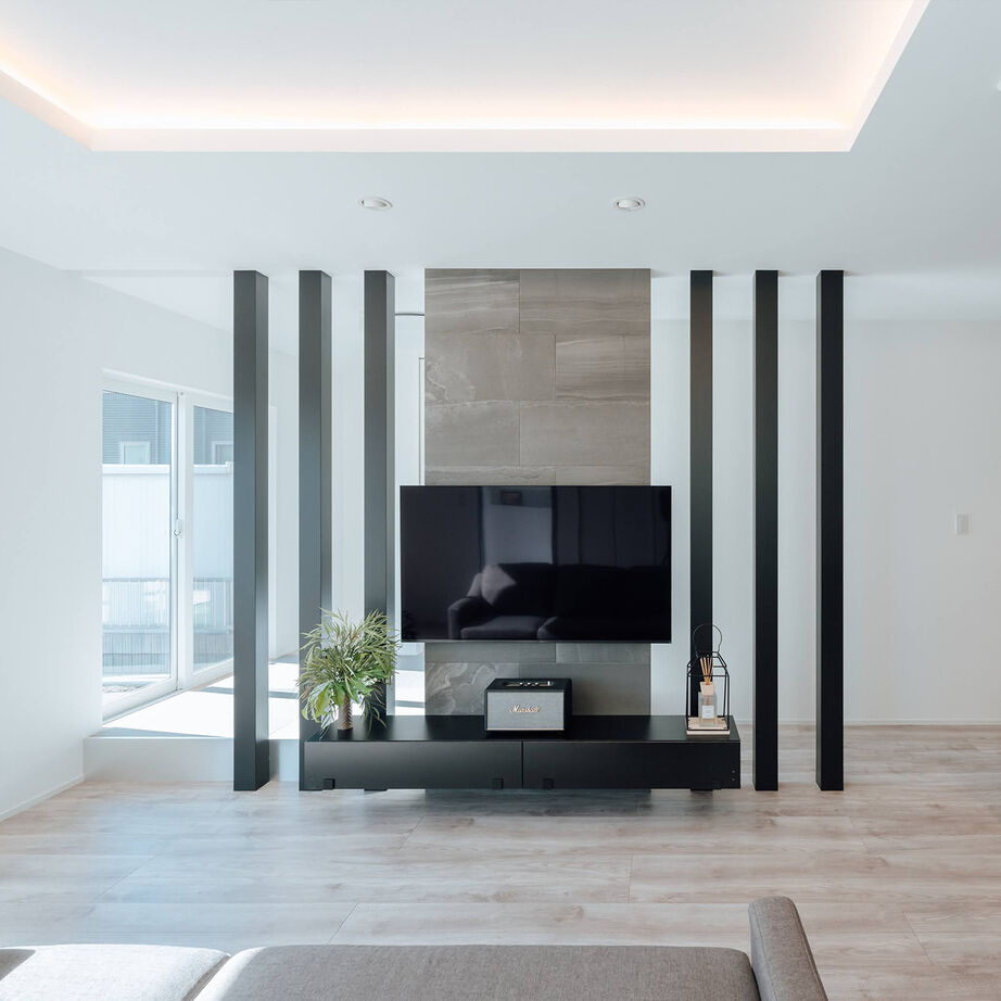 HYGGE THE HOME (ヒロミヤ住建） 【2階建/47.1坪】ホテルライクなモダンリビングの建築実例画像