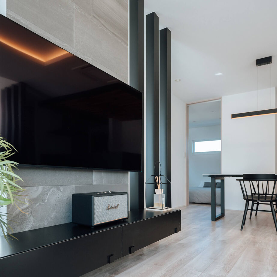 HYGGE THE HOME (ヒロミヤ住建） 【2階建/47.1坪】ホテルライクなモダンリビングの建築実例画像3