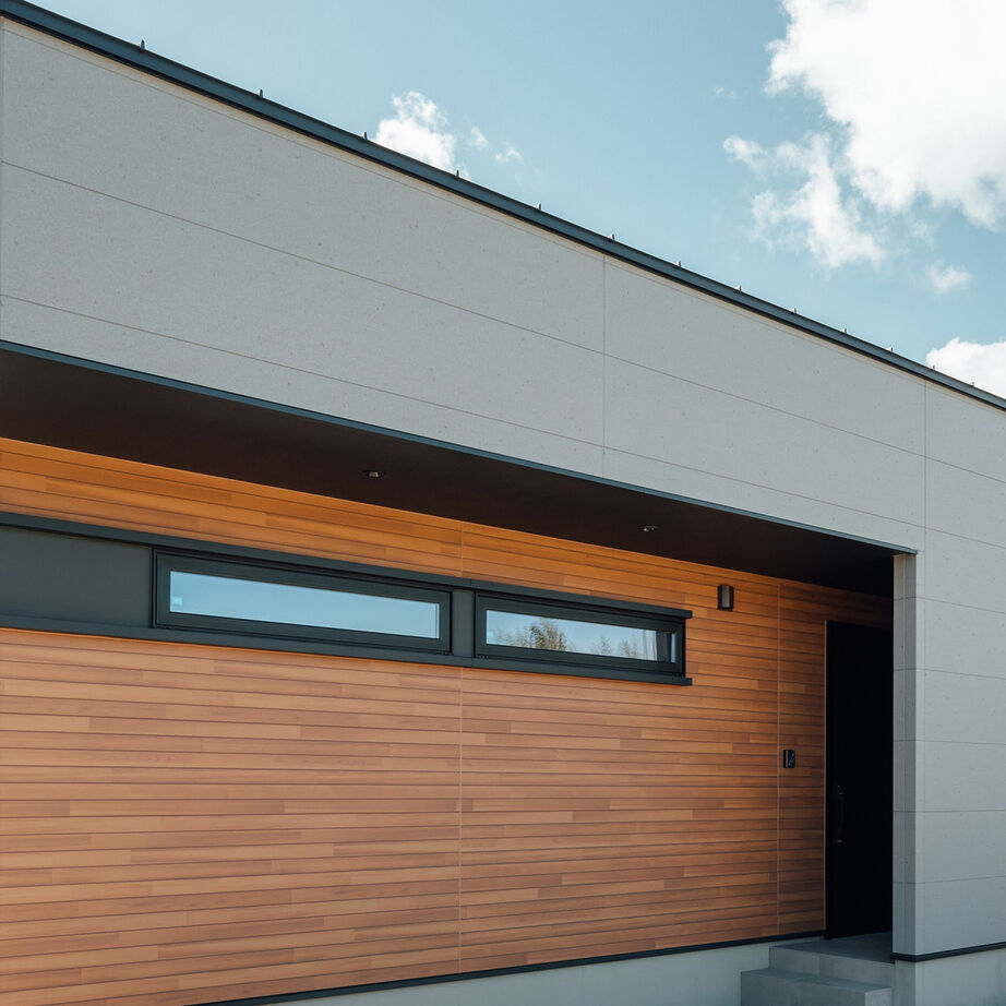 HYGGE THE HOME (ヒロミヤ住建） LDKと洗面空間がシームレスにつながる平屋の建築実例画像