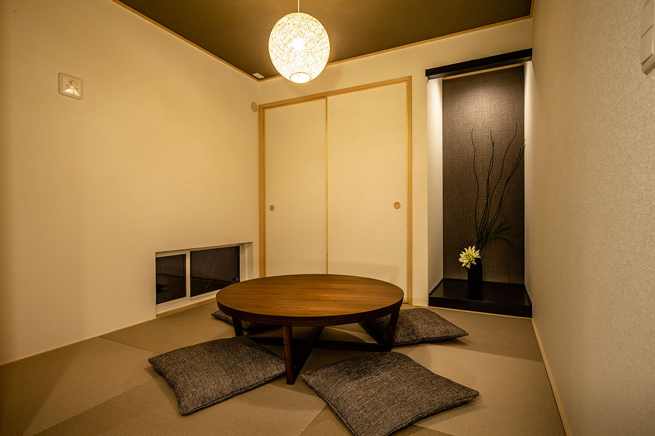 ＋RICCO　一級建築士事務所 【鳥栖市/2600万円台/32坪の平屋×アウトドアリビング】9.7畳の中庭ウッドデッキが第二のリビング！の建築実例画像9