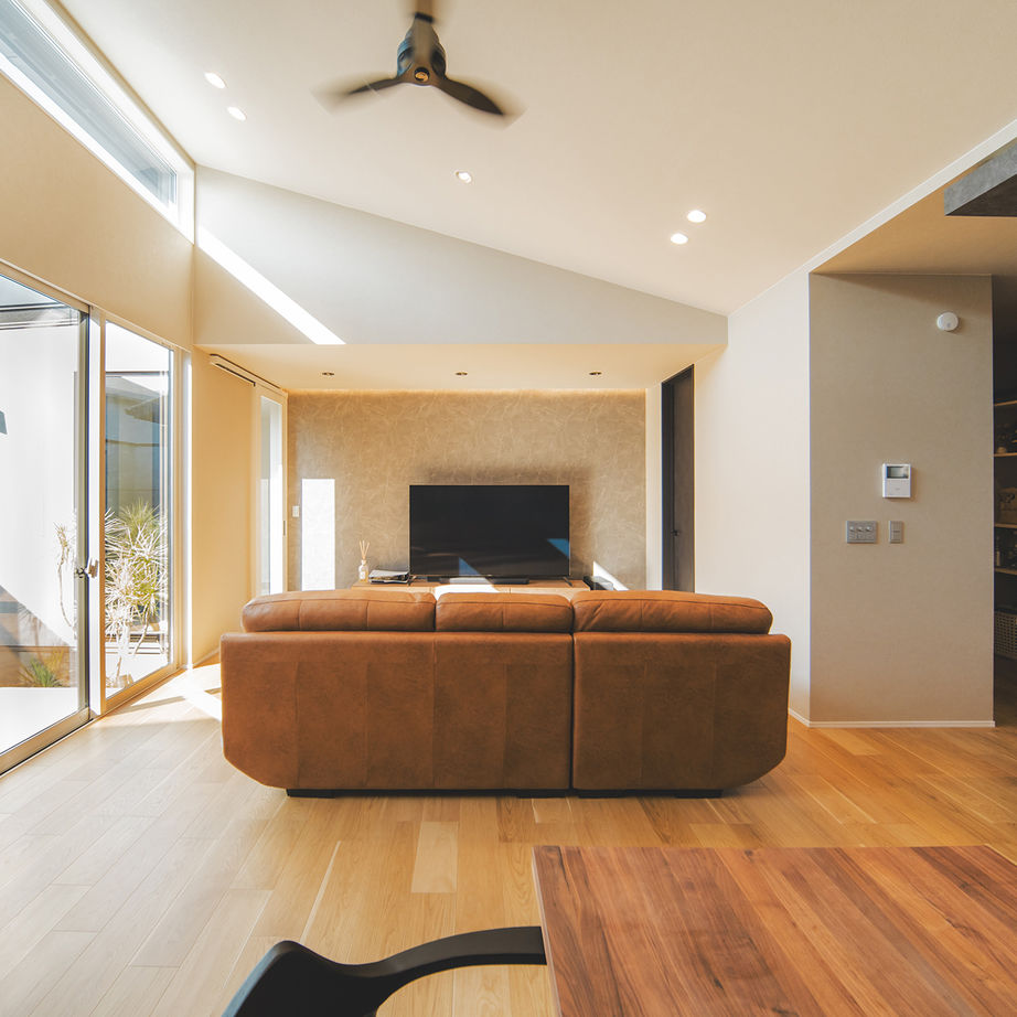 ＋RICCO　一級建築士事務所 【28坪/平屋×中庭/間取図有/2000万円～2499万円】暮らしに趣味を採り入れて、アウトドアライフを満喫！の建築実例画像4