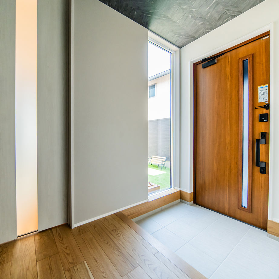 ＋RICCO　一級建築士事務所 【32坪/平屋×中庭/2500万円～2999万円】リビングと中庭に家族が集い、プライベートにも配慮した二世帯住宅の建築実例画像5