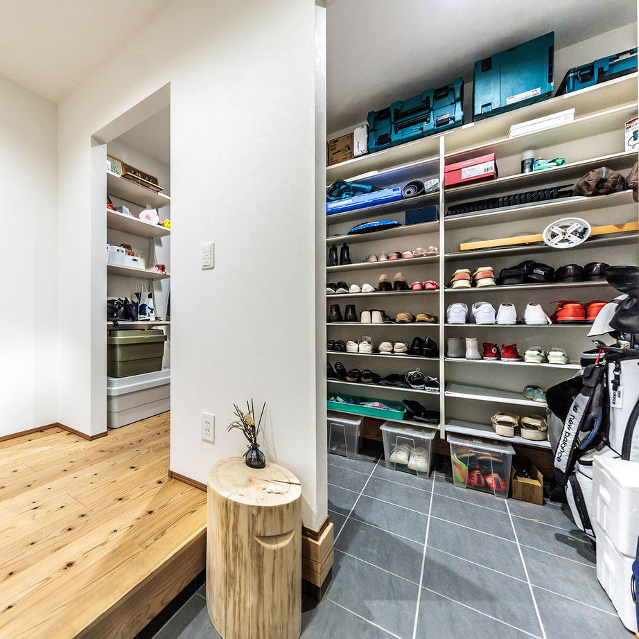 ＋RICCO　一級建築士事務所 【29.6坪/平屋×中庭/間取り図有/2500万円台】内と外のつながりを生むウッドデッキがある平屋の建築実例画像10