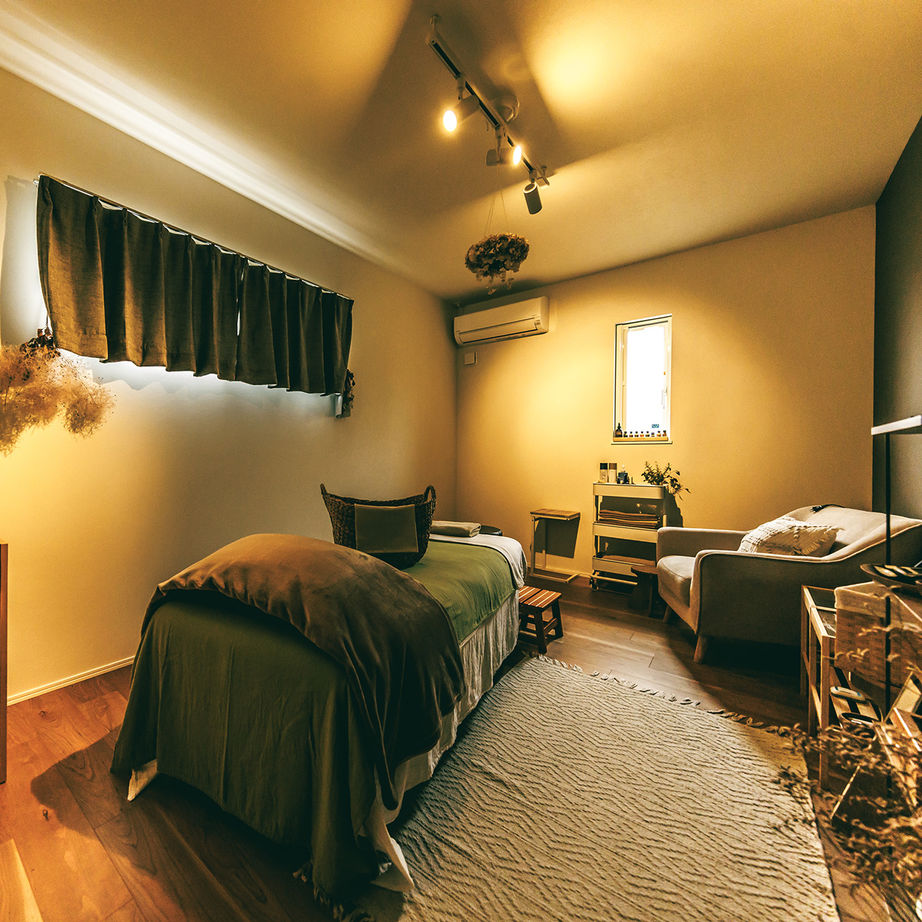 ＋RICCO　一級建築士事務所 【34坪/平屋×中庭/間取り図有/2500～2999万円】中庭で過ごす時間が楽しくて、いつの間にかインドア派に！の建築実例画像8