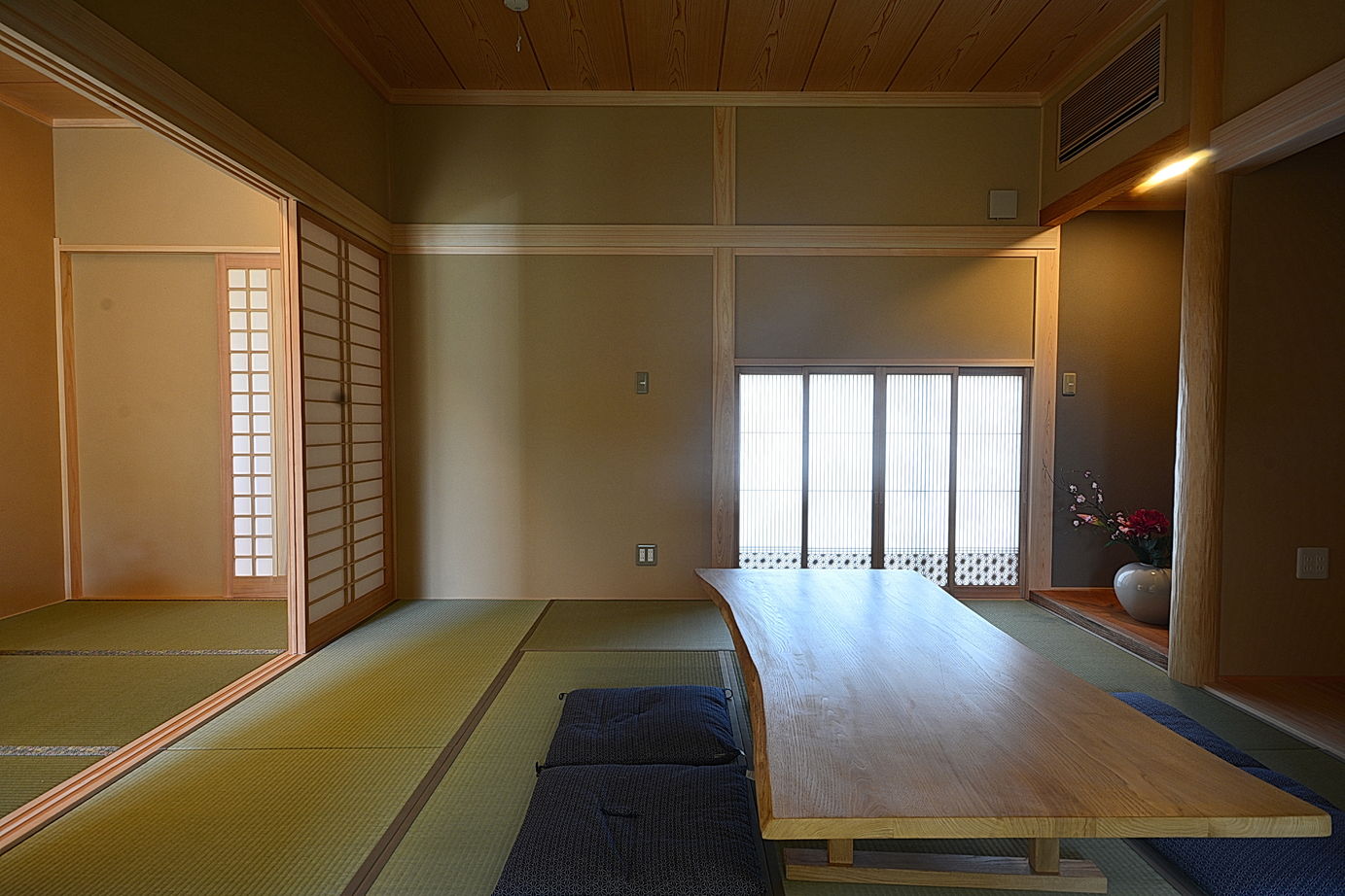 高橋材木店 タカハシホーム ヒノキの平屋建てで毎日を和かに、無垢材いっぱい純和風の住まいの建築実例画像6