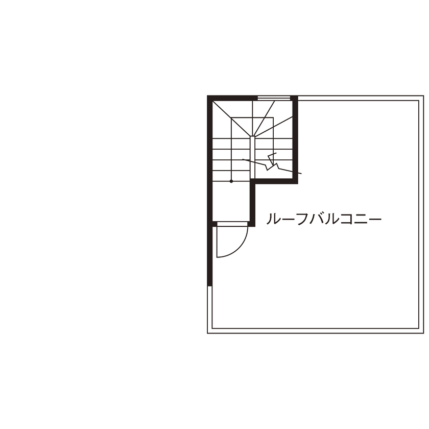 トーヨー冨士工 【狭小地/3階建て/2000万円台/間取り図あり】自然を感じられる3階建ての間取り図（4LDK）屋上