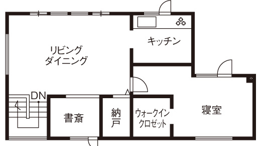 アイザワホーム 【2000万円台×子ども3人×3LDK】男の子3人がのびのび育つ　将来を見据えた可変性のある家の間取り図（3LDK）2階
