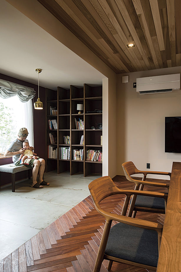 くらしき工務店 腕利きの職人達が丁寧に造る　スキップフロアの家の建築実例画像3