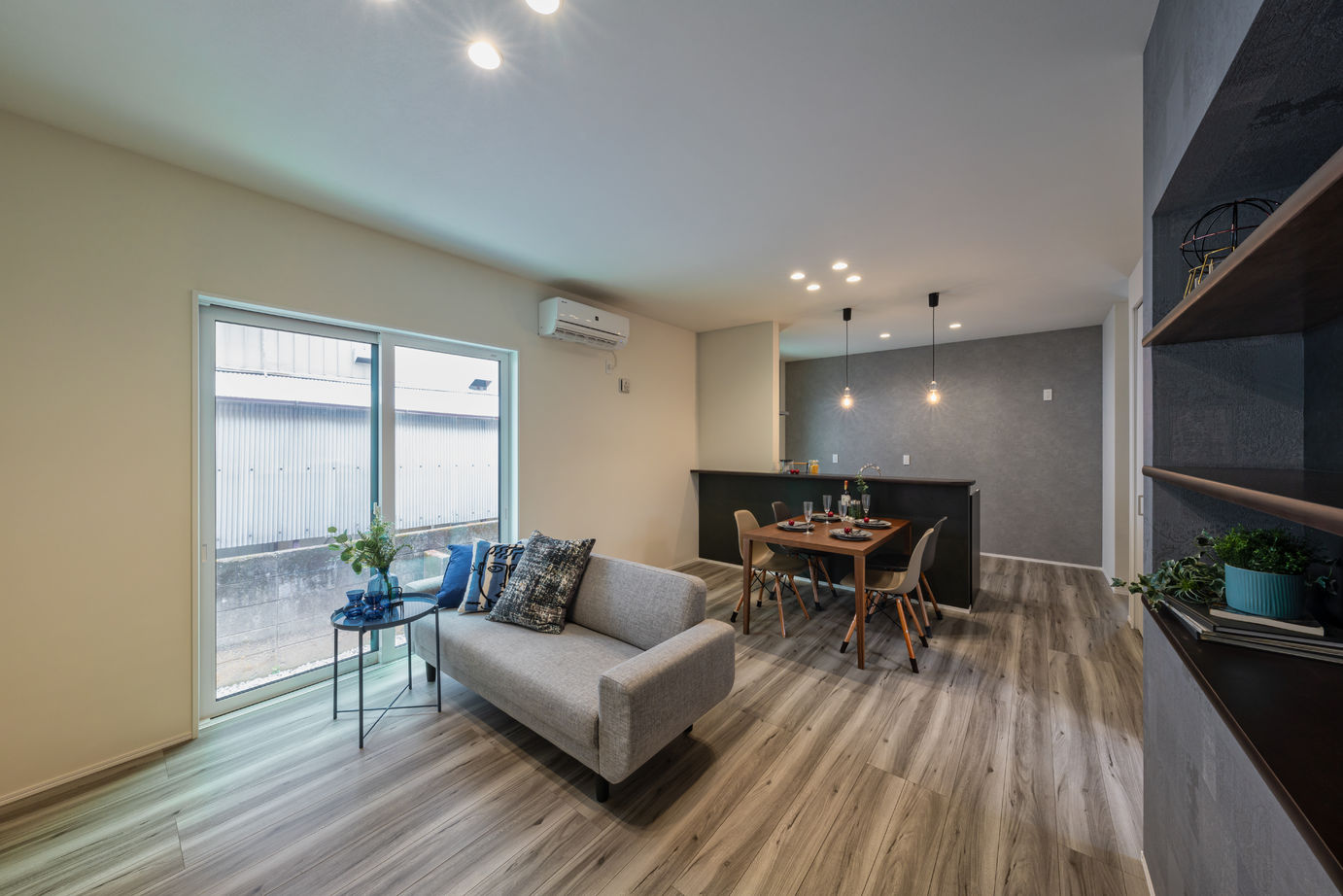 建匠 【1000万円台／平屋／間取り図有】18.7坪で叶えた快適な暮らし。収納充実とシンプルな内装が見どころの平屋の建築実例画像2