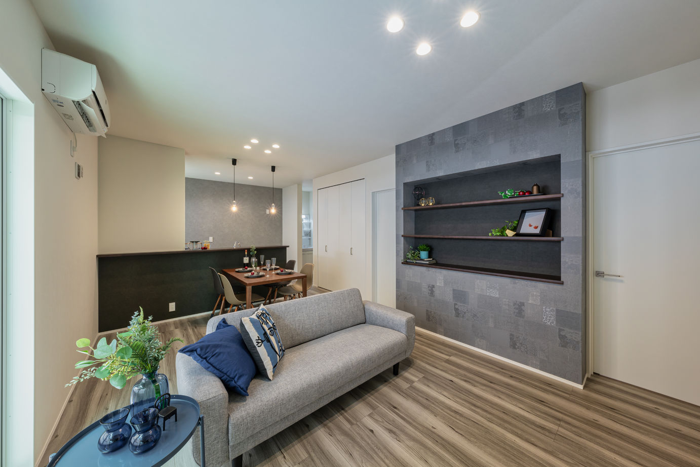 建匠 【1000万円台／平屋／間取り図有】18.7坪で叶えた快適な暮らし。収納充実とシンプルな内装が見どころの平屋の建築実例画像3