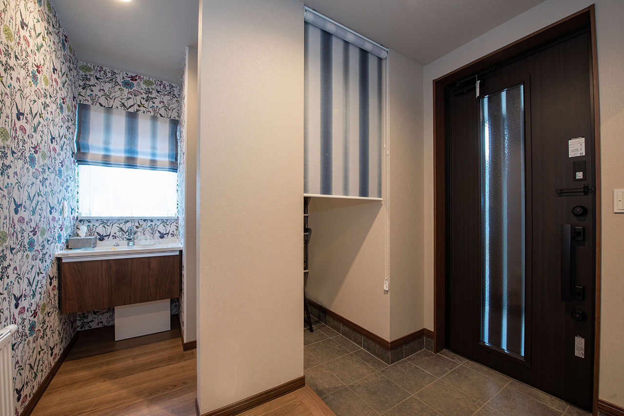 シロクマホーム 【平屋/夫婦＋カメ/32坪】将来の暮らしやすさを考えた、夫婦ふたりの平屋。床はフラット、ドアは引き戸にの建築実例画像6