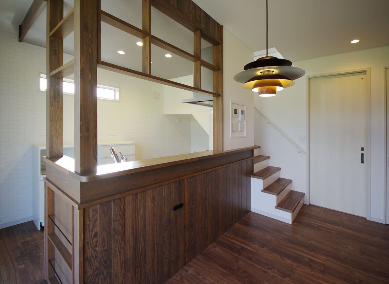 ケンコーホーム 【長崎市/30代/3LDK/インナーガレージ】インナーガレージとスタディコーナーのある家の建築実例画像7