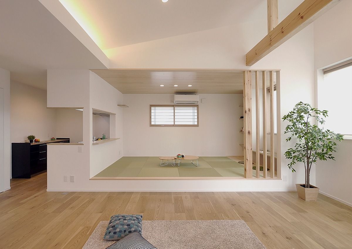 GREEN STYLE（グリーンスタイル） 狭小地に建てた巧みな空間設計のビルトインガレージのある家。2階LDKで眺望を楽しむ暮らしをの建築実例画像3