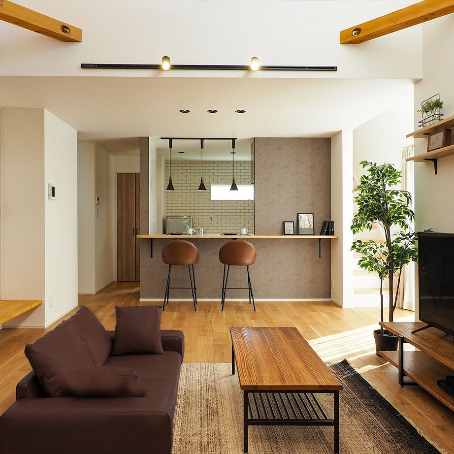 GREEN STYLE（グリーンスタイル） 自然豊かな丘陵地で、イン＆アウトを繋げて過ごす平屋の建築実例画像3