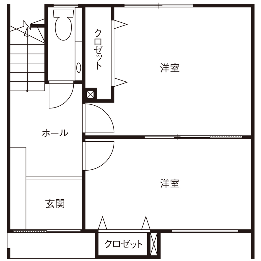 １００年住宅のゼロホーム 1000万円台・京都市｜ゼロホームの経験と技術が結集した14坪の狭小住宅｜間取り有の間取り図（2LDK）1階