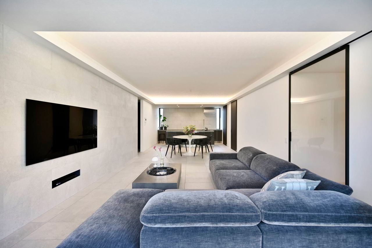 １００年住宅のゼロホーム 余計なものを削ぎ落とし機能美を追求したホテルライクな平屋の邸宅の建築実例画像5