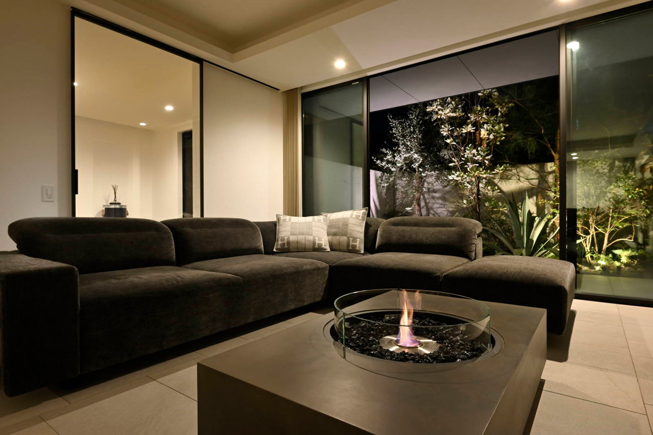 １００年住宅のゼロホーム 余計なものを削ぎ落とし機能美を追求したホテルライクな平屋の邸宅の建築実例画像8