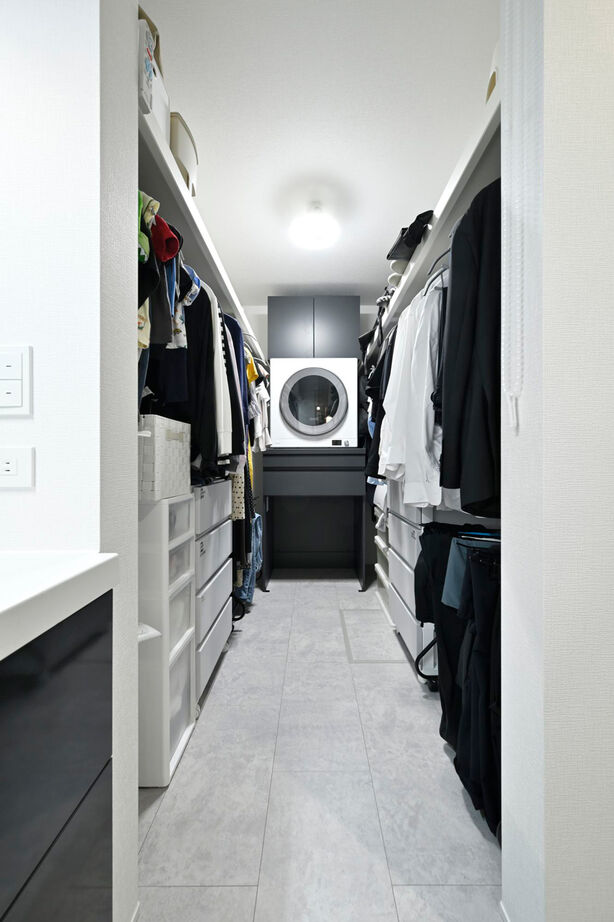 １００年住宅のゼロホーム 2000万円台・京都市｜間口4m・敷地16.3坪でたっぷり収納と家事ラク動線を叶えた家｜間取り有の建築実例画像5