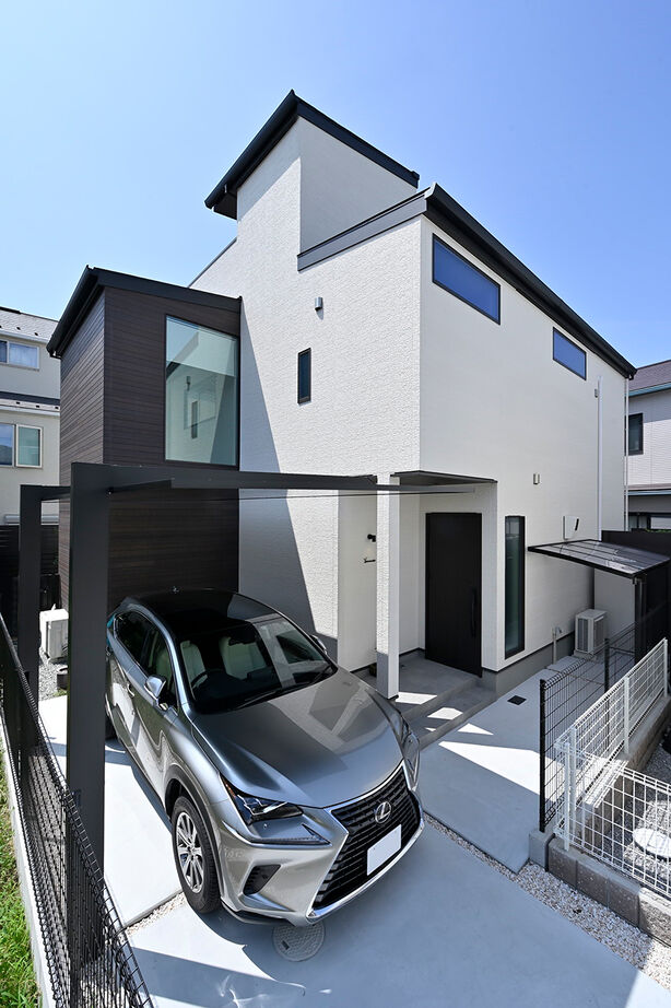 １００年住宅のゼロホーム 芦屋市｜旗竿地に立つ日当たりのいい家。セカンドリビングやルーフテラスなど多彩な空間で暮らしを愉しむの建築実例画像2