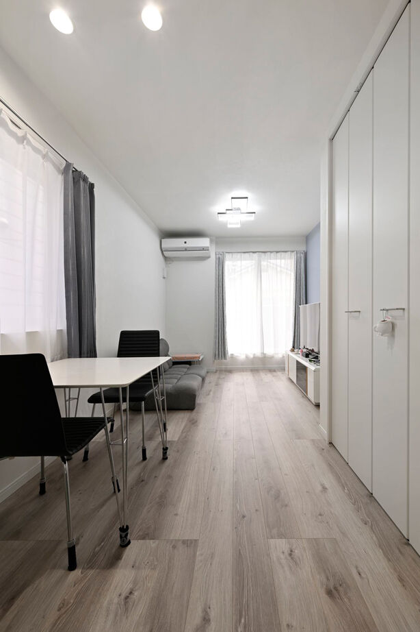 １００年住宅のゼロホーム 2000万円台・大阪市｜敷地14坪・間口1.5間に建てたルーフテラス付の狭小３階建て｜間取り有の建築実例画像4