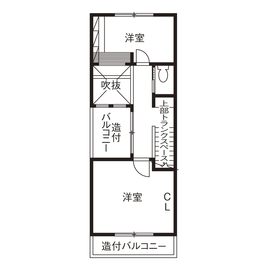 １００年住宅のゼロホーム 3000万円台・大阪市｜広がりと開放感、趣味の時間を楽しむ余白も叶えた敷地14坪狭小3階建ての家｜間取り有の間取り図（3LDK＋タタミコーナー）3階