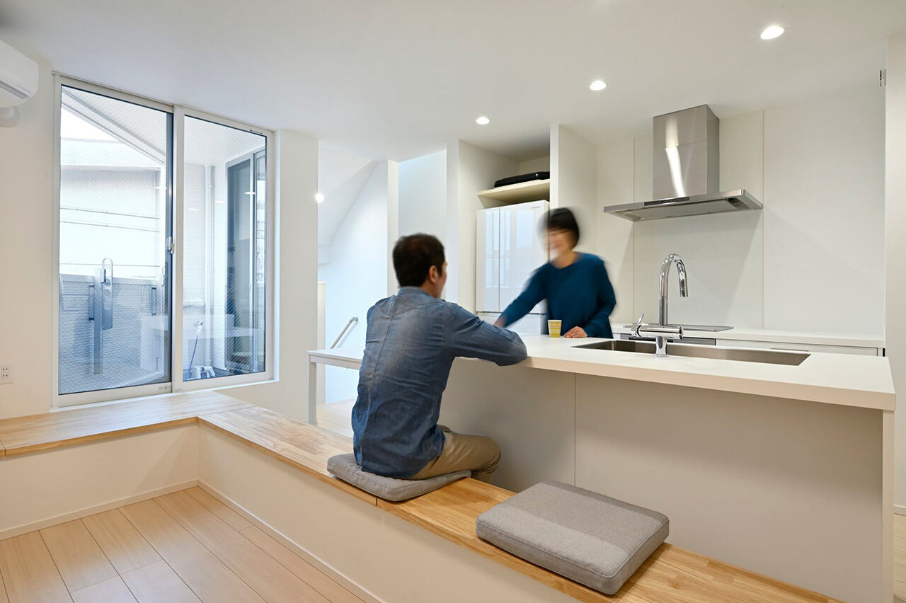 １００年住宅のゼロホーム 2000万円台・大阪市｜土地面積18坪のインナーガレージ付の家。狭小に強い技術で耐震等級3も実現｜間取り有の建築実例画像2