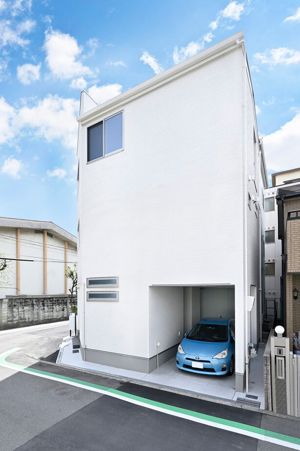 １００年住宅のゼロホーム 2000万円台・大阪市｜土地面積18坪のインナーガレージ付の家。狭小に強い技術で耐震等級3も実現｜間取り有の建築実例画像10