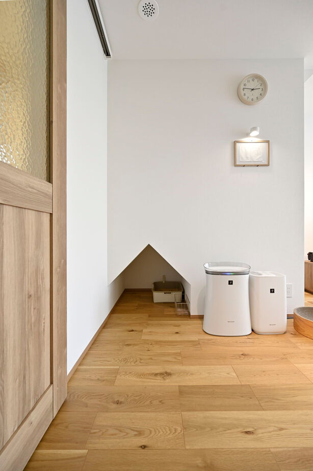 １００年住宅のゼロホーム 2000万円台・寝屋川市｜HEAT20 G1グレードで24時間換気。猫と楽しく快適に暮らせる家｜間取り有の建築実例画像5