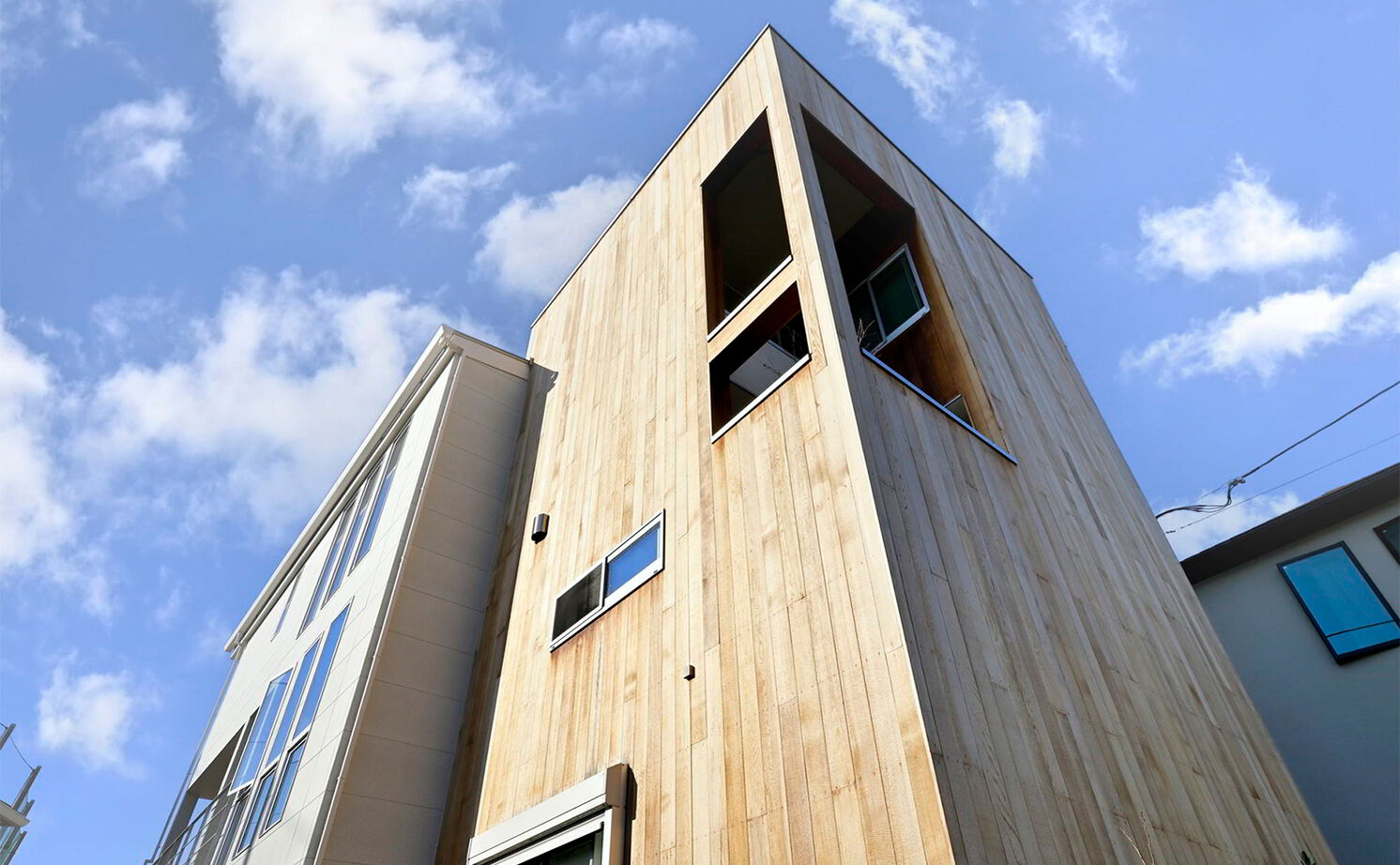 １００年住宅のゼロホーム 4000万円台・大阪市｜天然木の外壁が個性的な３階建て。コボットブレースを使用し最大限の開放感を演出の建築実例画像17