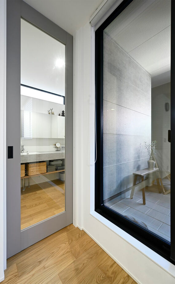 １００年住宅のゼロホーム 2000万円台・大津市｜限られた空間を有効に活用した2階建て・2階リビングの家｜間取り有の建築実例画像9