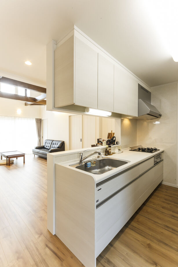 ミラクルホーム 【平屋/ペット】愛犬と暮らす、空間の繋がりにこだわったワンフロアの住まいの建築実例画像3